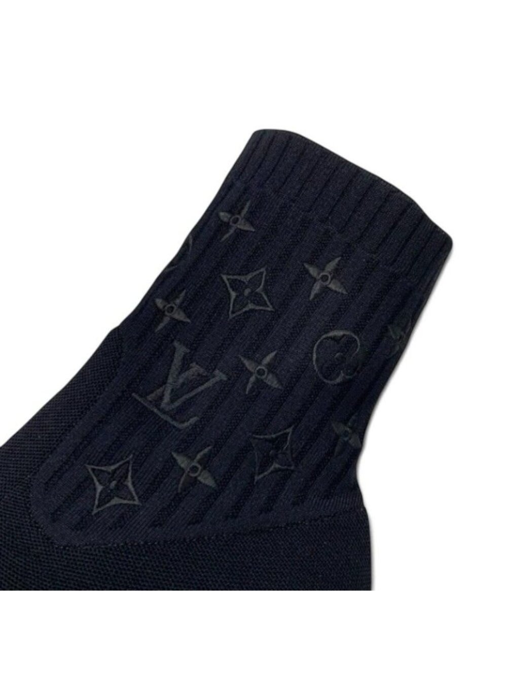 Louis Vuitton Silhouette Line Monogram Boots Short Shoes Fabric Leather - Picture 9 of 9